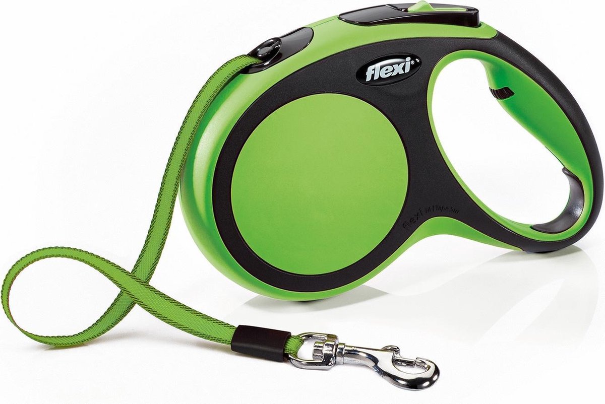 Flexi New Comfort Tape - Hondenriem - Groen - M - 5 m