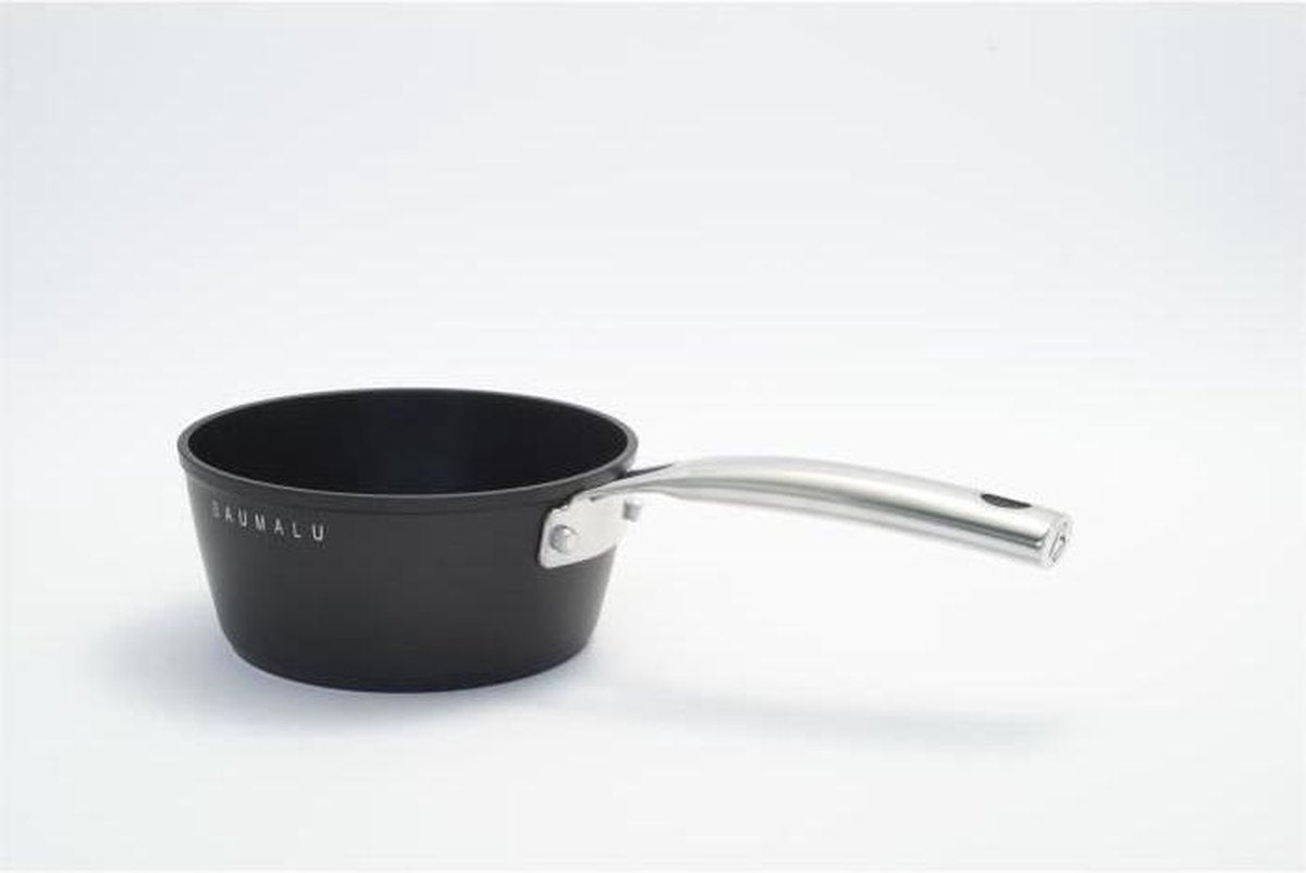 Baumalu 'Black Edition'  steelpan / sauspan Ø 16 cm met anti aanbaklaag