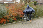 Mirage poncho polyester zwart