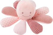 Nattou Octopus Lapidou - Activiteiten Knuffel - 25 cm - Roze