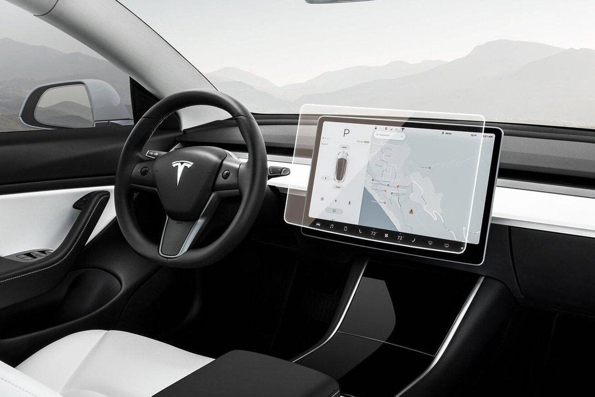 Screenprotector Tesla Model 3 Touchscreen - 15 inch - Gehard Glas