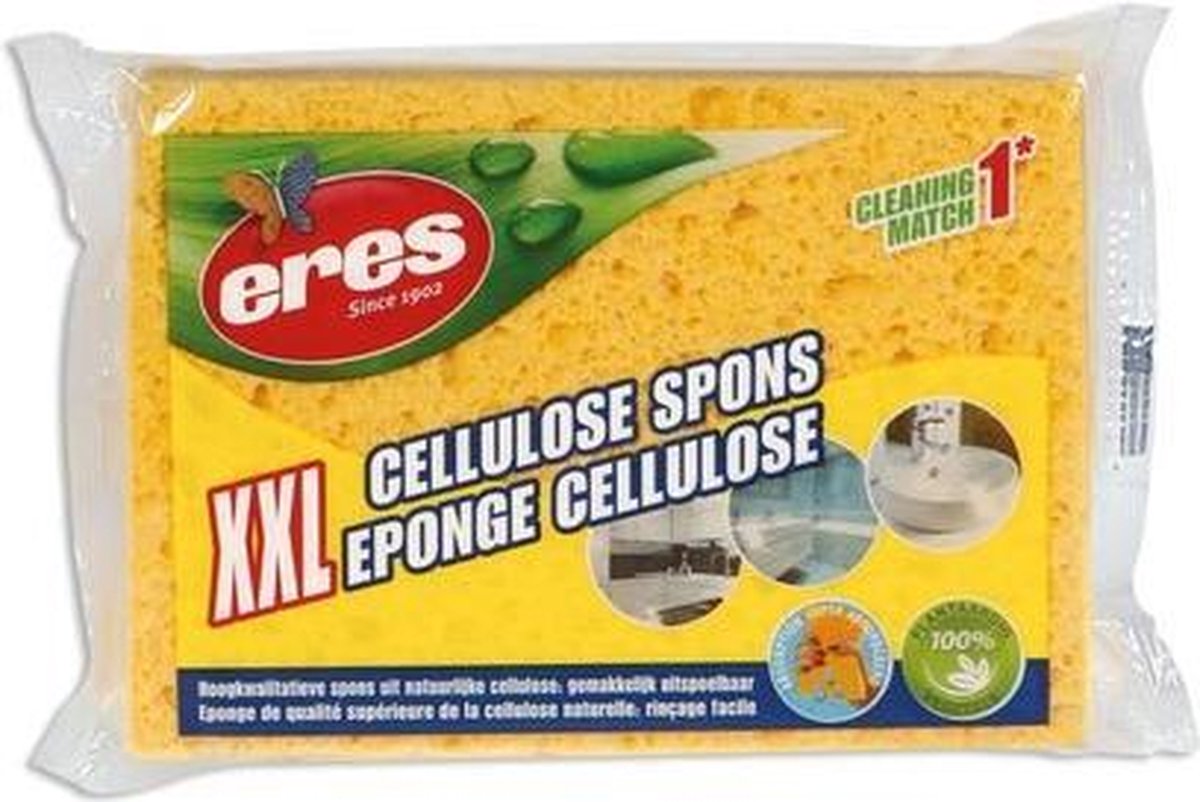 ERES CELLULOSE SPONS 140X100X34 XXL MULTIFUNCTIONEEL 88114