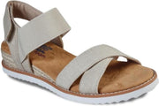 Skechers 33386/nat desert kiss secret picnic beige sandaal- maat 39