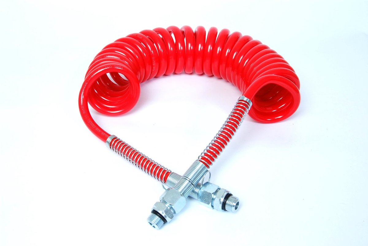 Luchtspiraalslang 5 meter rood