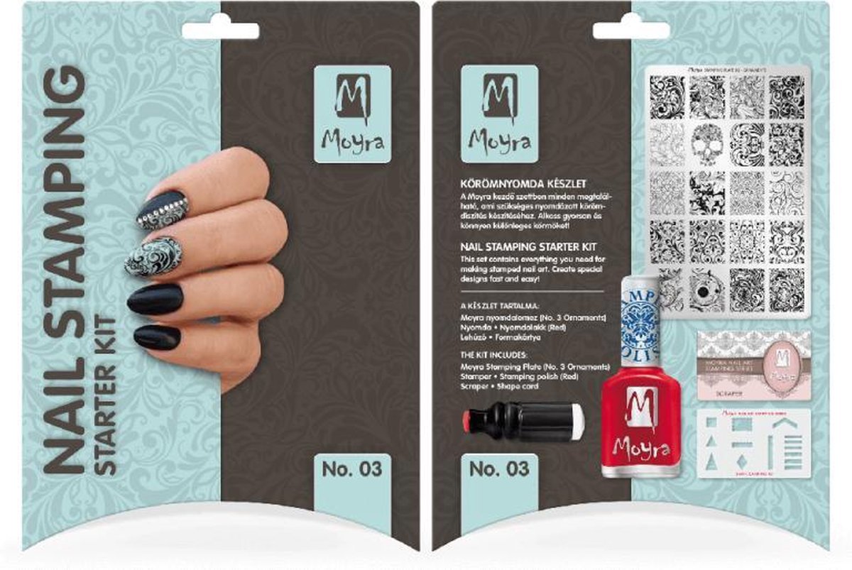 Nail Stamping Starter Kit No.03