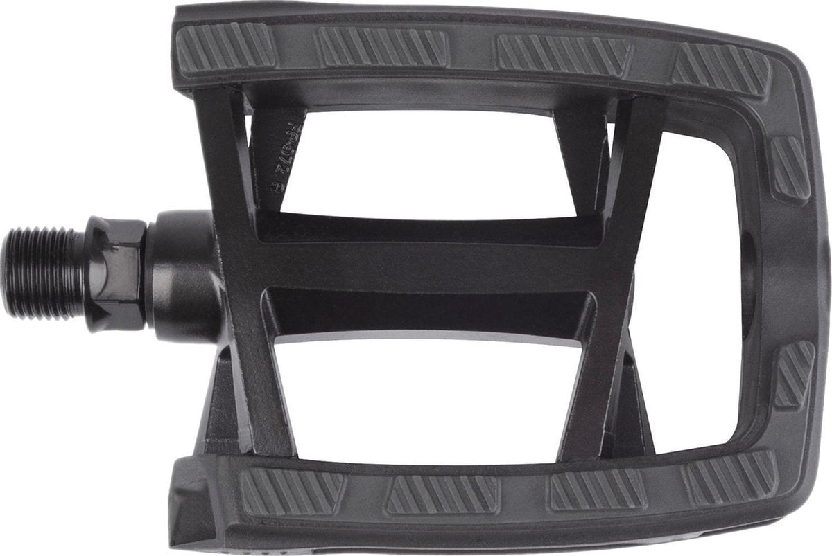 M-wave Platformpedalen Steady Flat 73 X 93 Mm Aluminium Zwart