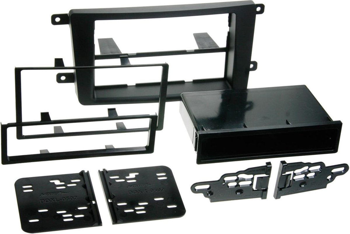 2-DIN Paneel Mazda CX 9 2007-2015 Kleur: Zwart