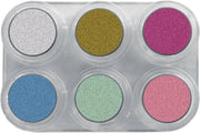 Grimas - Water make-up - Palet P - Parelmoer - 6x2