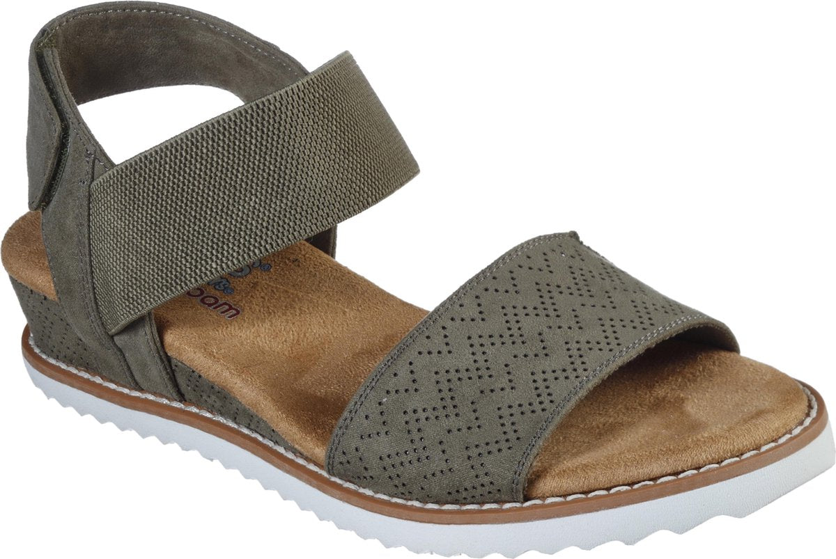 Bobs Desert Kiss dames sandaal - Kaki - Maat 40
