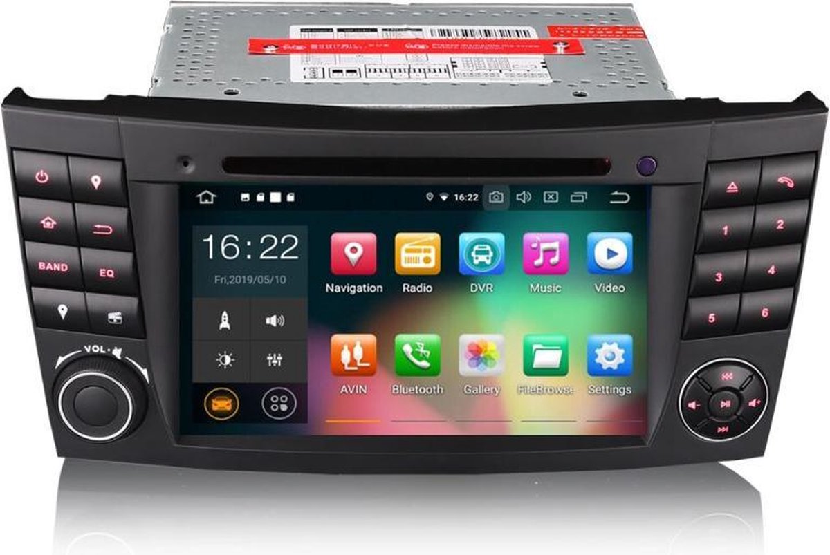 Voltario® 7 “ Android 9.0 met Octa Core Autoradio voor Mercedes ML / GL klasse W164 X164 met navigatie