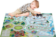 Achoka Verkeerskleed Mountain Quadri Connect 100 X 150 Cm