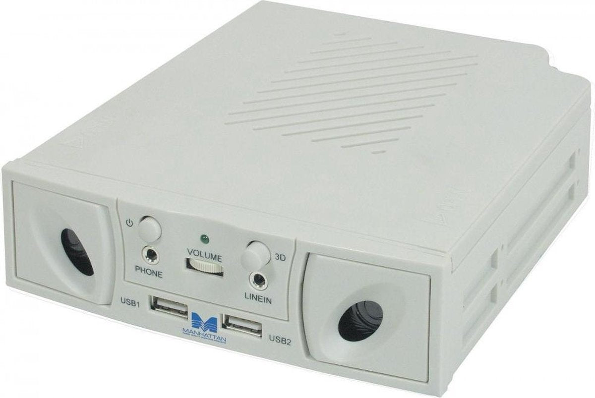 Manhattan Luidspreker (PC speaker) voor interne montage in 5 1/4 sleuf  voor pc