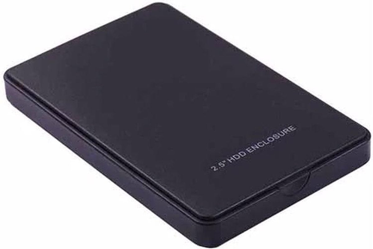 RneeeTA 2.5 inch HDD / SSD behuizing met clicking cover - Zwart Incl. bescherm etui