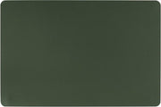 Atmosphera Placemat set van 4 - Groen - Lederlook - 45 x 30 cm - Onderleggers