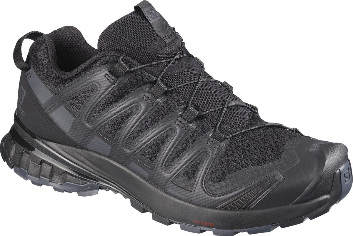 Salomon - SHOES XA PRO 3D v8 W Black/PHANTOM/Ebony - Black - Vrouwen - Maat 38.2/3