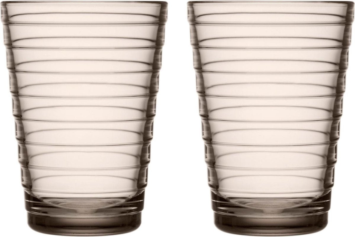 Iittala Glas Aino Aalto Linen 33cl - 2 Stuks