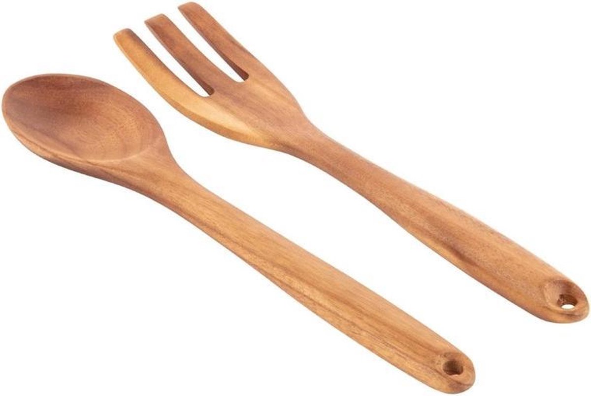 Olympia Acacia Houten Saladebestek - 1