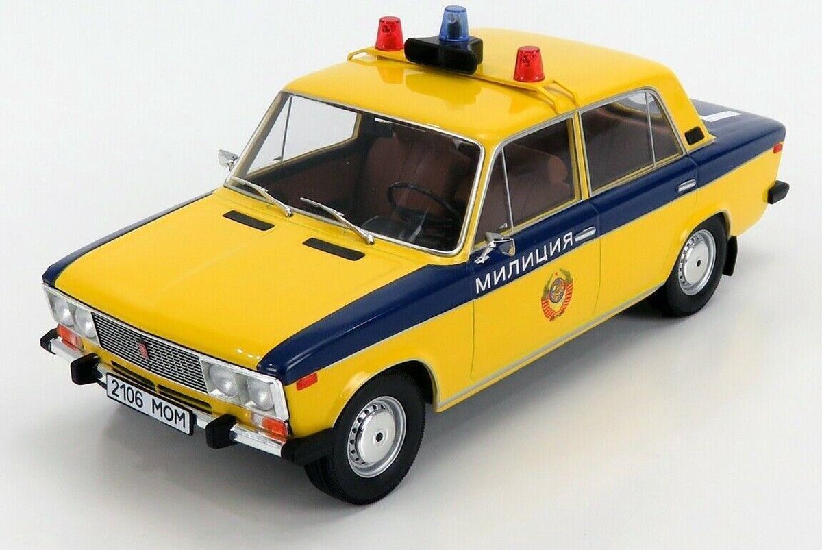 Lada 2106 USSR Police 1976 Yellow/Blue