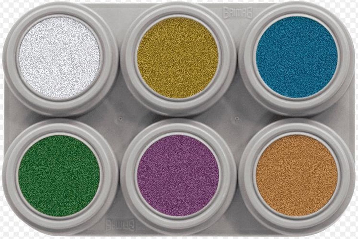 Grimas water make-up metallic 6x 2