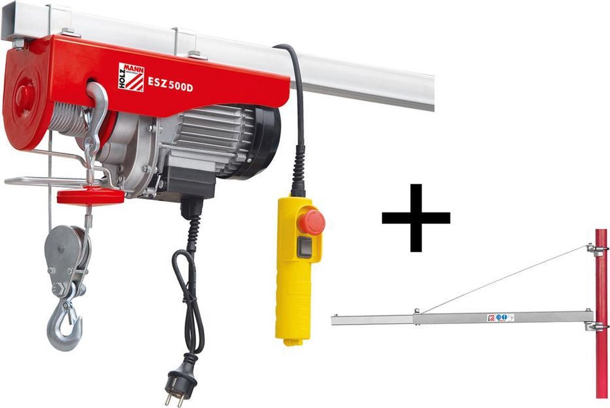 Holzmann ESZ250D Elektrische lier met zwenkarm