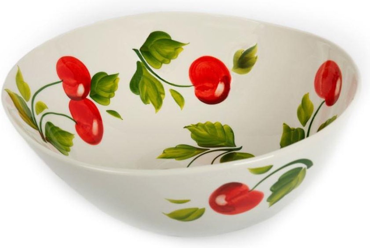 Organische schaal Kersen groot 32 x 15 cm | GB045 | Piccobella