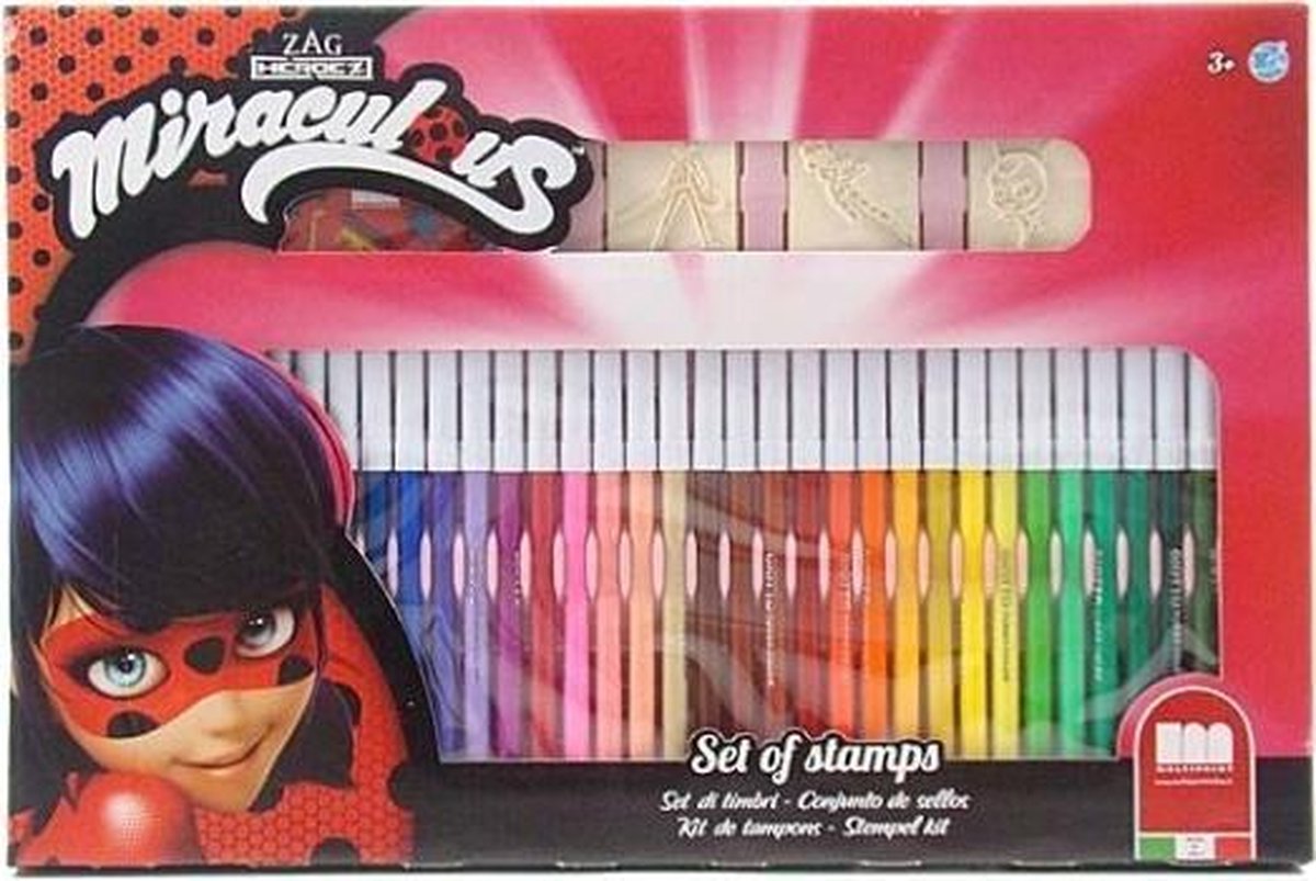 Multiprint Kleurset Miraculous 41-delig Rood
