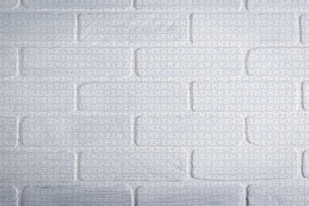 Witte Muur Puzzel - Mega Puzzel - Moeilijke Puzzel - 1500 stukjes