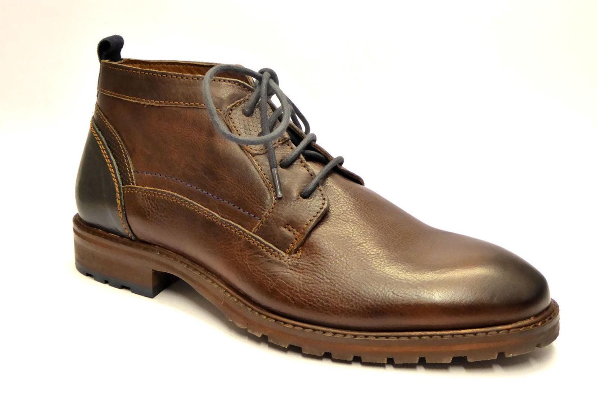 Australian 15.1256.02 Lewis Leather Brown-Black D01 maat 41