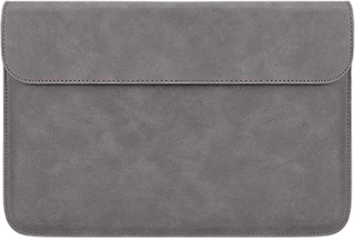 Basic Laptop hoes Grijs - Voor alle laptops 15 t/m 15.4 inch - Sleeve met vilt bescherming