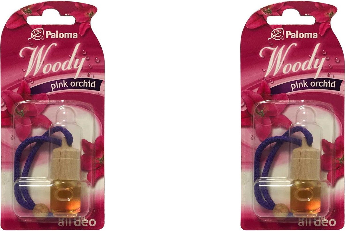 Paloma Auto geur- auto geurverspreider-2STUKS Pink Orchid-auto luchtverfrisser-auto accessories