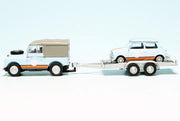 Land Rover 88 + AANHANGER & MINI BRITISH RACING MARTINI 1:87