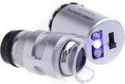 Zakmicroscoop Led Uv Licht 60x Handmicroscoop Geld Controleren Valutadetector