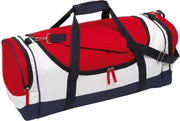 Sporttas/reistas 45 liter blauw/rood/wit - Sporttassen - Weekendtassen - Voetbaltassen
