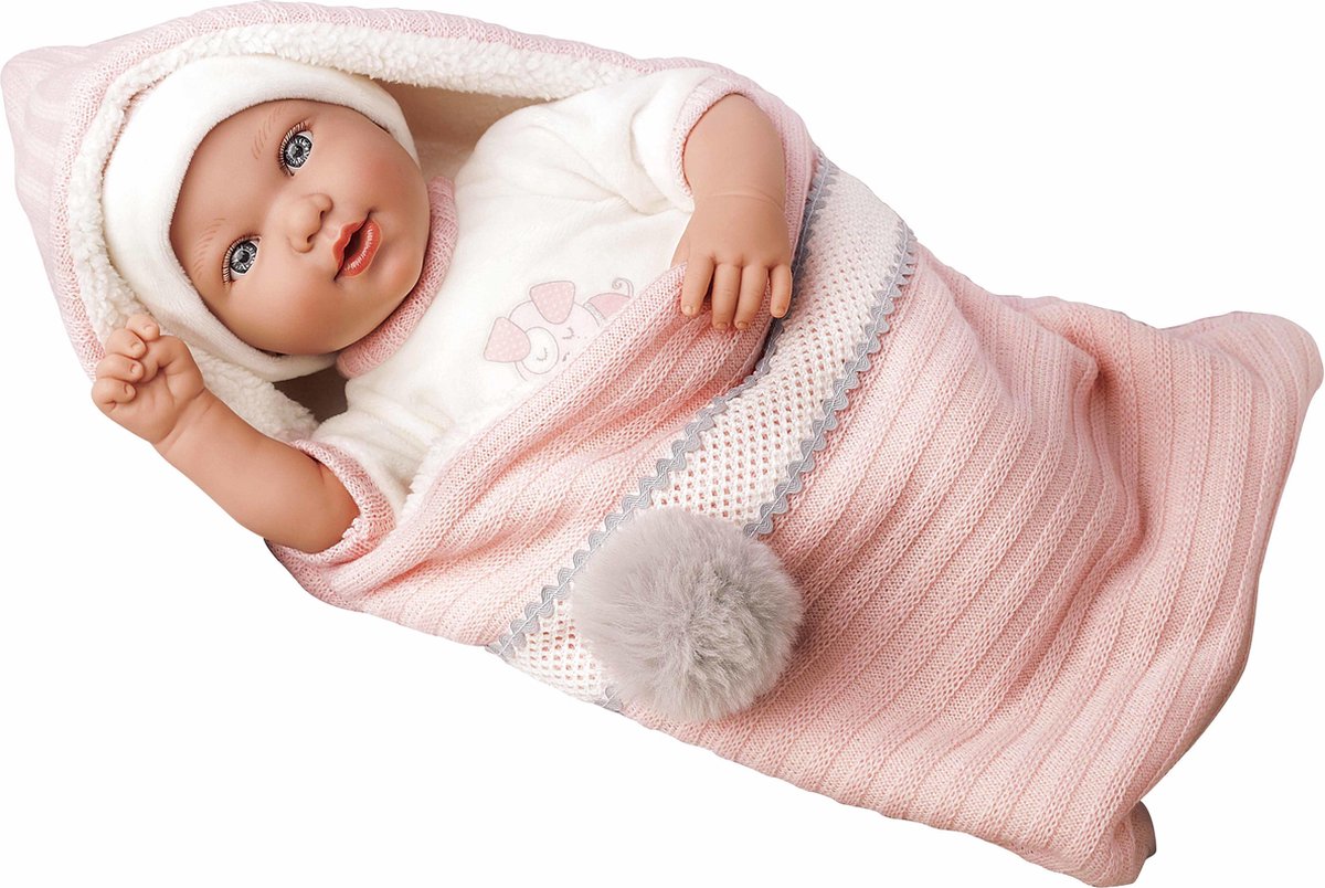 Arias baby pop blank IRIA 42 cm rose