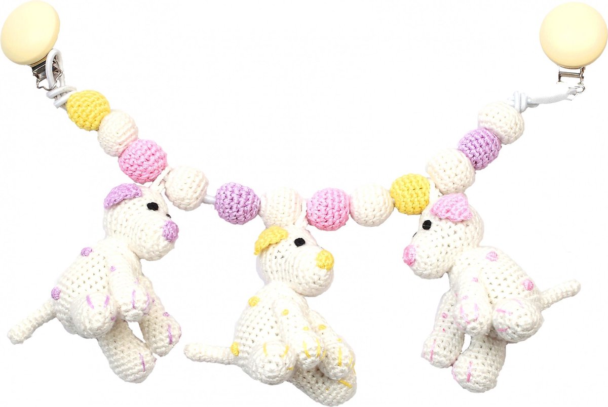 Naturezoo Kinderwagenspanner Dalmatiërs Gehaakt Meisjes 40 Cm