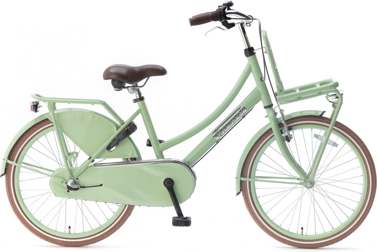 Popal Daily Dutch Basic+ Kinderfiets - 22 inch - 3 versnellingen - Groen