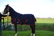 Buitendeken luxe met hals 300gr Navy paardendeken - maat 215