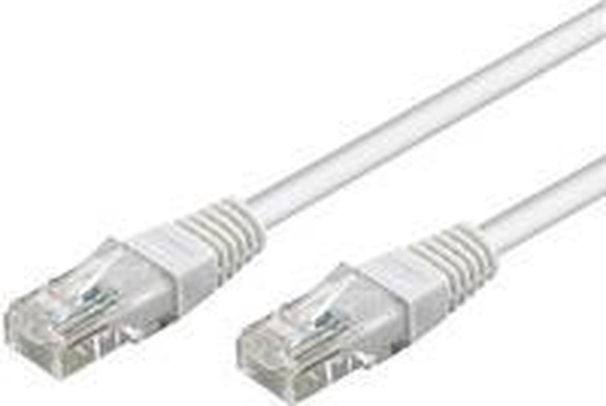 Wentronic CAT6 Netwerkkabel - RJ45 - Wit - 0.25 m