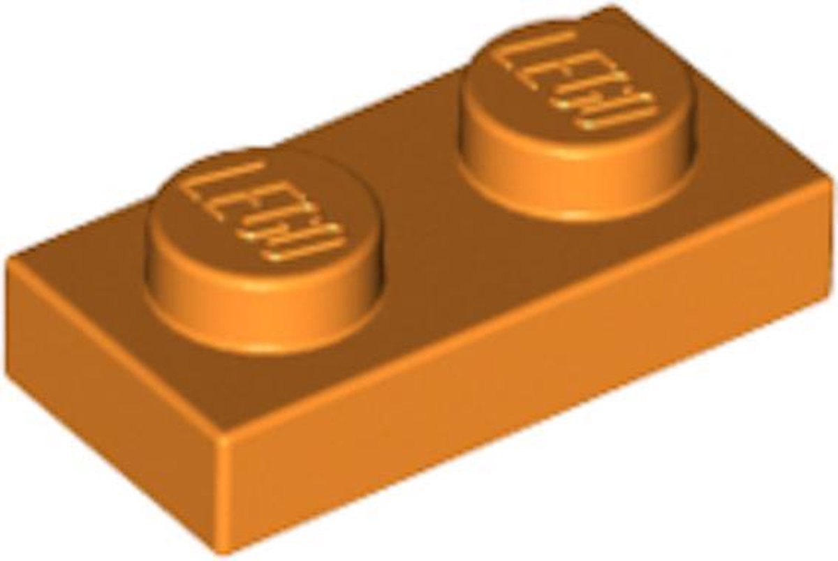 LEGO 3023 Plate 1x2 Oranje (100 stuks)