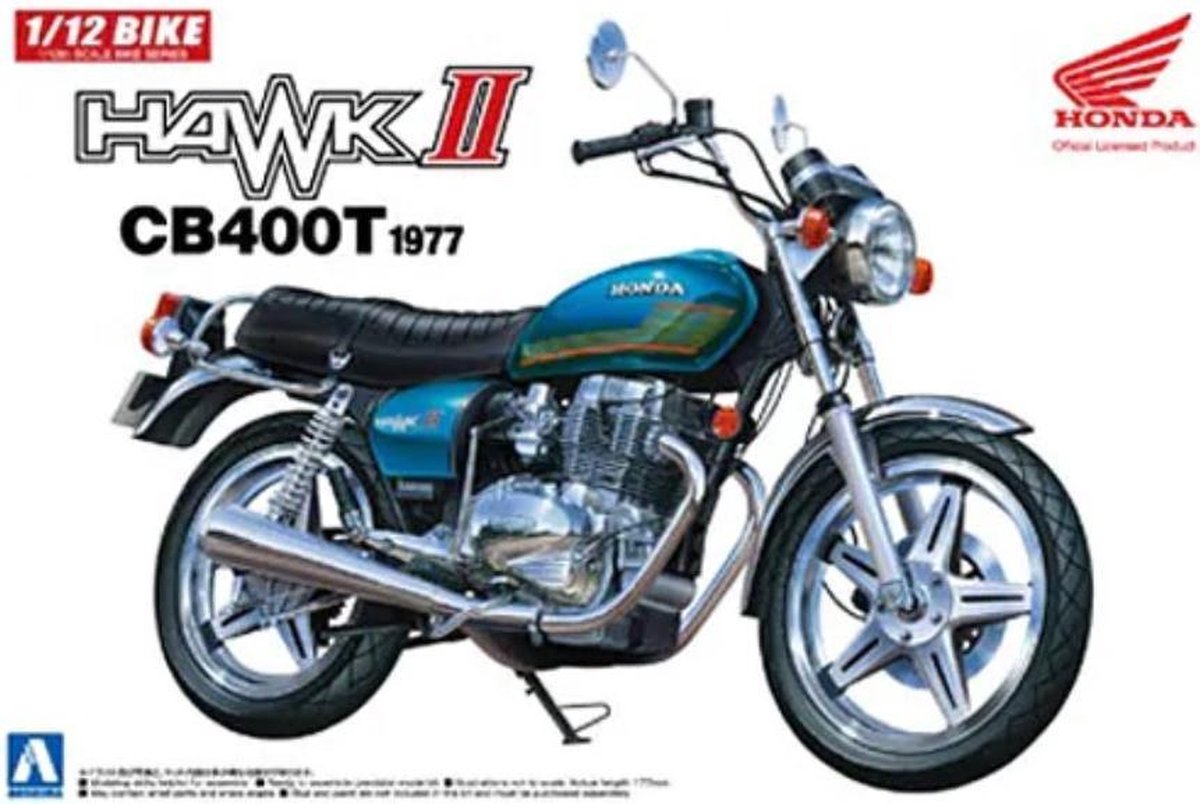 Honda Hawk II CB400T 1977 modelbouwdoos