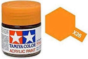 Tamiya X-26 Orange Clear - Gloss - Acryl - 10ml Verf potje