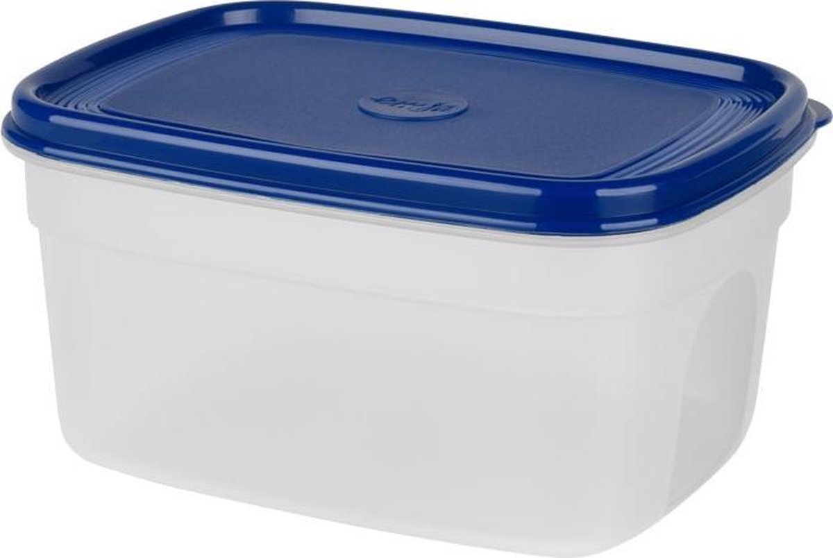 SUPERLINE vershouddoos. rechthoekig. 1.7 L. blauw