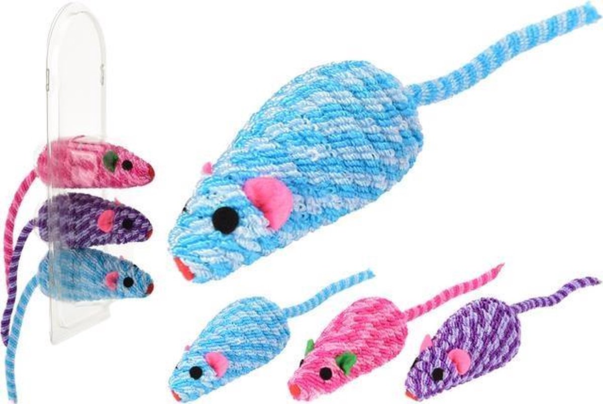 Kattenspeelgoed Muis Set Van 3