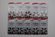 60 Stuks (10 Blister a 6st) Rayovac Extra Advanced 312 / PR312 / PR41 Gehoorapparaat batterijen