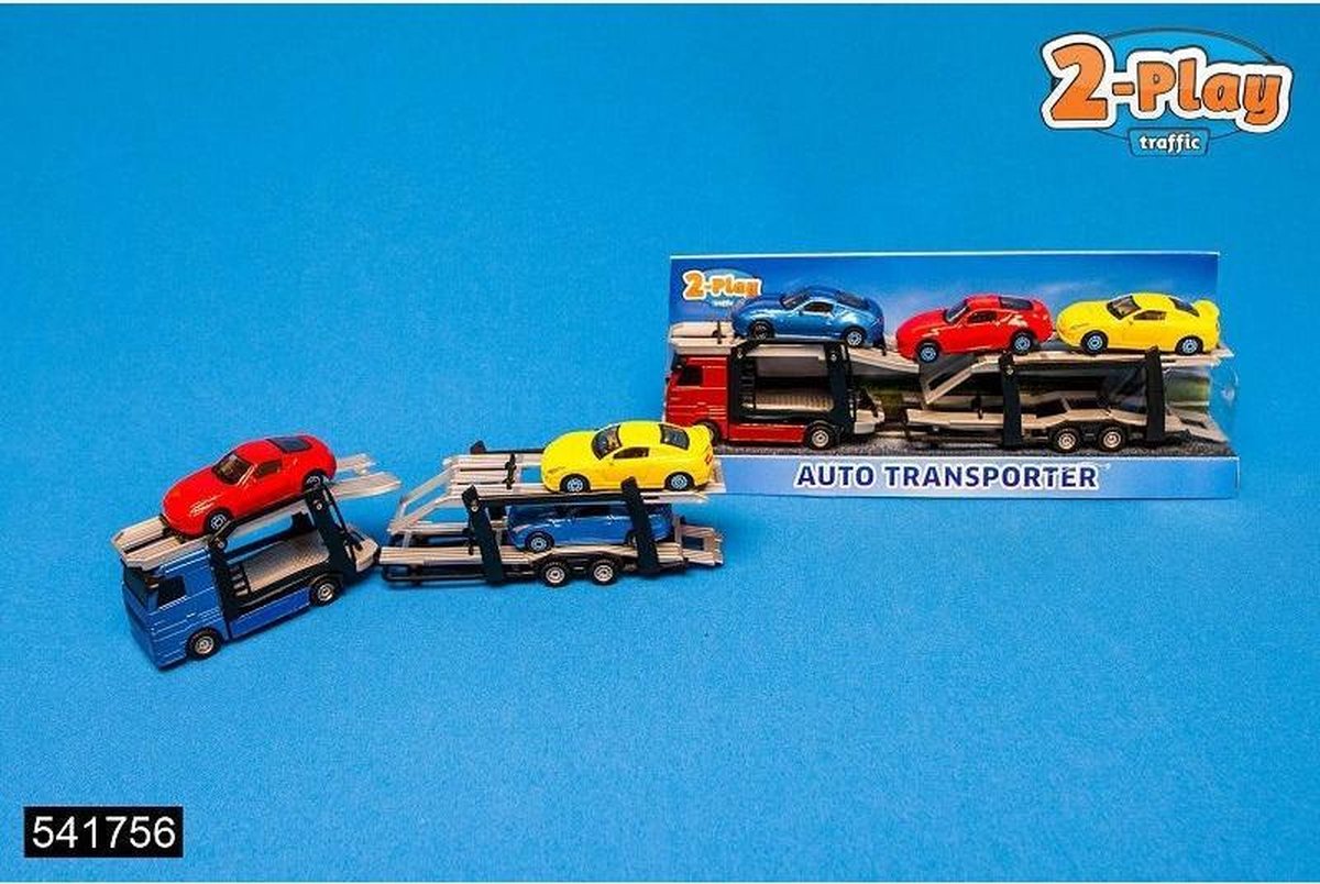 2-Play Traffic - Autotransporter inclusief 3 auto`s