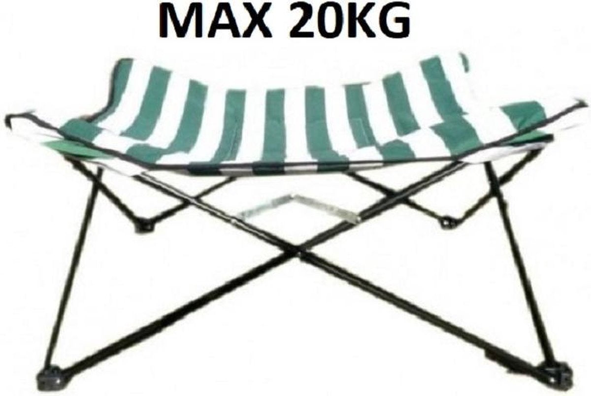 Hondenstretcher Groen-Wit 87 x 87 x 23 cm