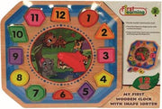 Houten Klok - Vormensorteerder