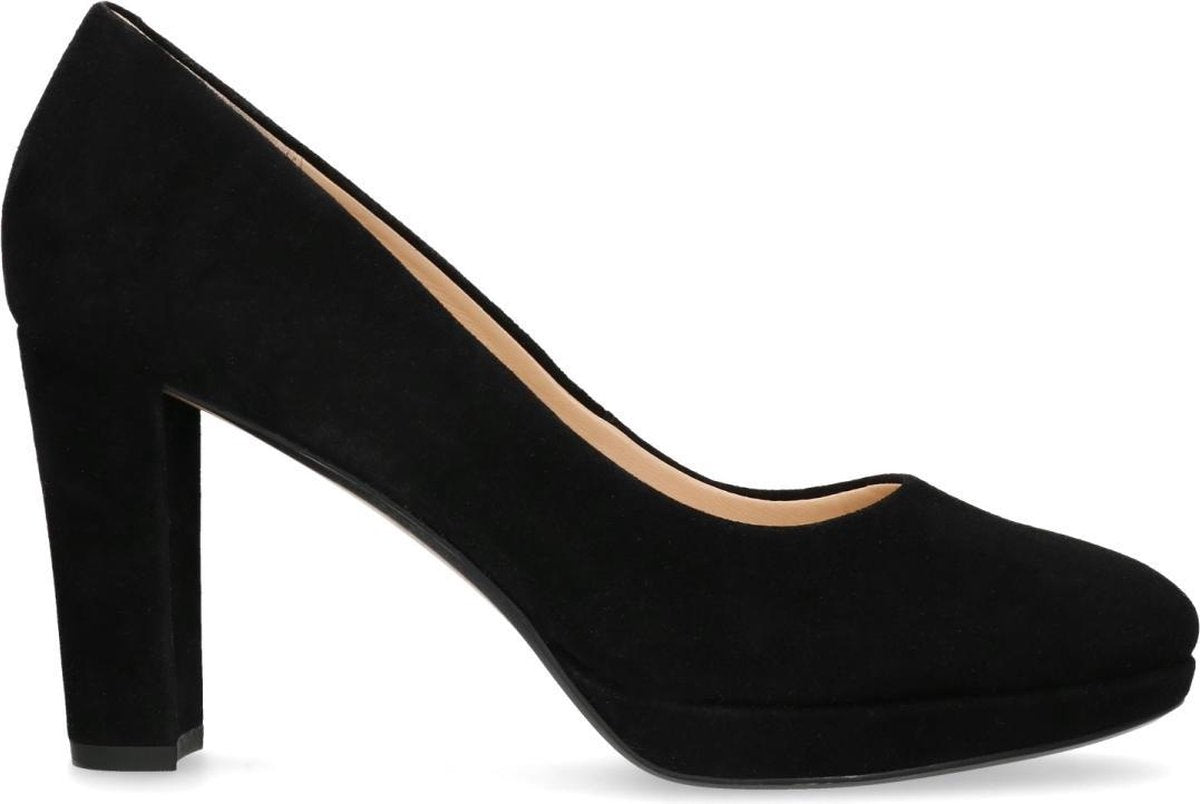 Clarks - Dames - Zwarte plateau pumps - Maat 40