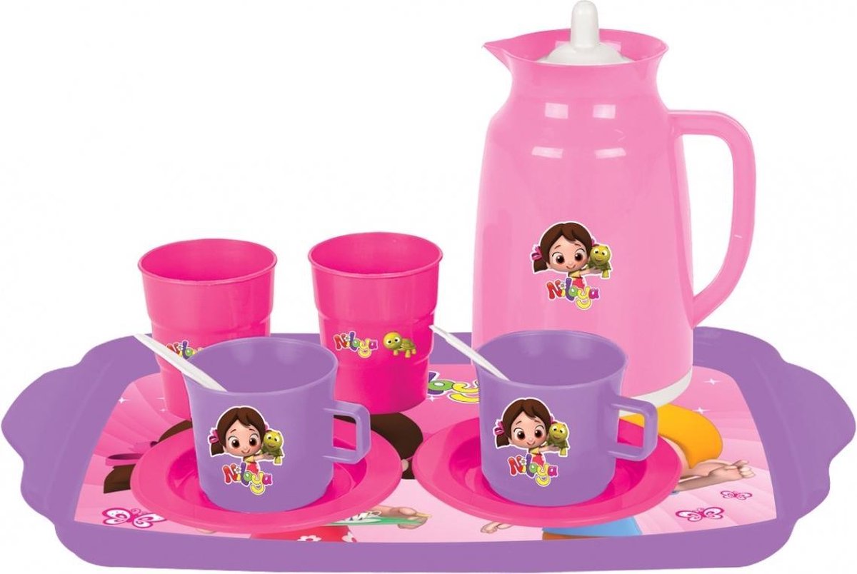 Jamara Theeset Roze/paars 10-delig