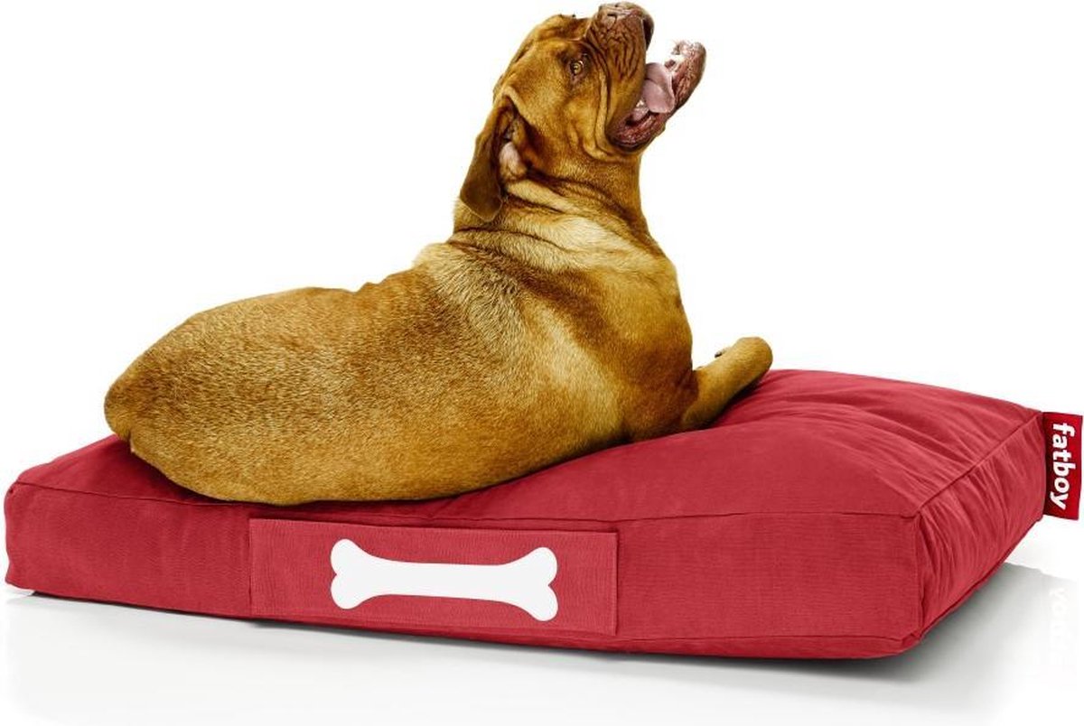Fatboy Doggielounge Stonewashed Wasbare Hondenmand Large 120*80cm Rood